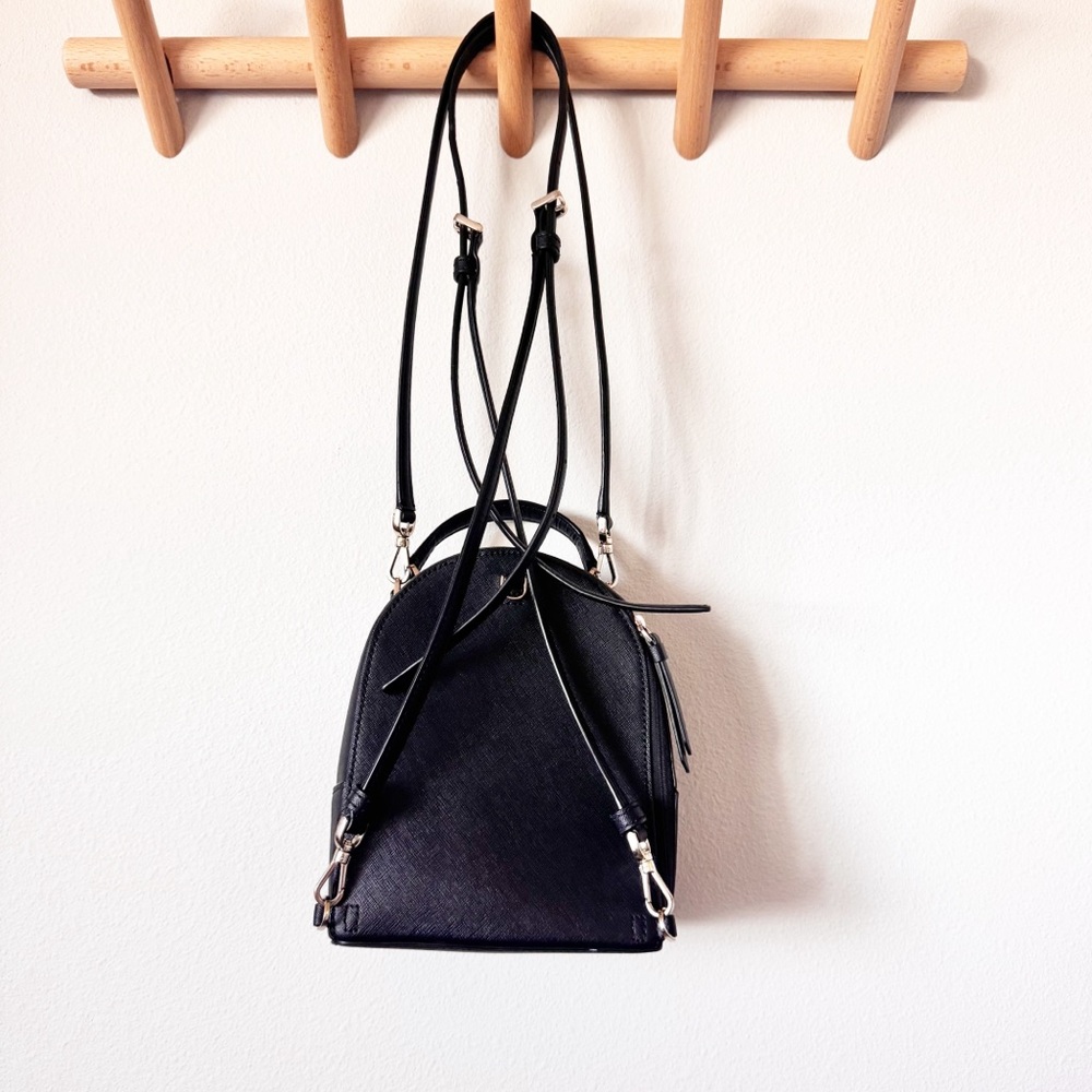 Kate Spade Cameron Mini Convertible Black Backpack - Picture 10 of 12